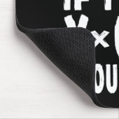 Paranormaler Ermittler, wenn ich sie führe, sollte Mousepad (Ecke)