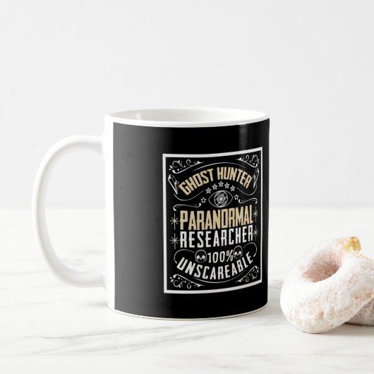 Paranormaler Forscher Kaffeetasse (Mit Donut)