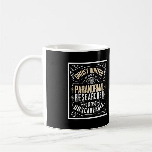 Paranormaler Forscher Kaffeetasse (Links)