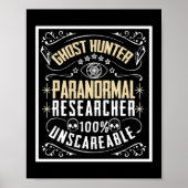 Paranormaler Forscher Poster (Vorne)