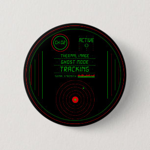 Paranormaler Geister-Tracker-Radar-Scanner-Display Button