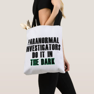Paranormaler Spaß der Ermittler (schwarz) Tasche