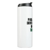 Paranormaler Spaß der Ermittler (schwarz) Thermosbecher (Nach links gedreht)