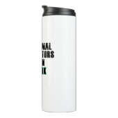 Paranormaler Spaß der Ermittler (schwarz) Thermosbecher (Nach rechts gedreht)