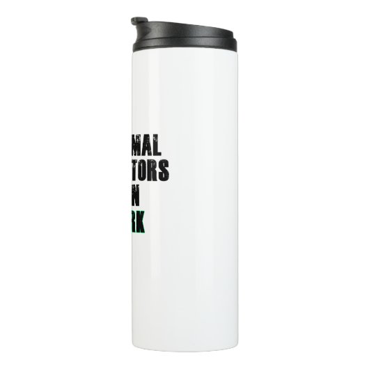 Paranormaler Spaß der Ermittler (schwarz) Thermosbecher (Nach rechts gedreht)