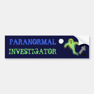 PARANORMALER UNTERSUCHER AUTOAUFKLEBER