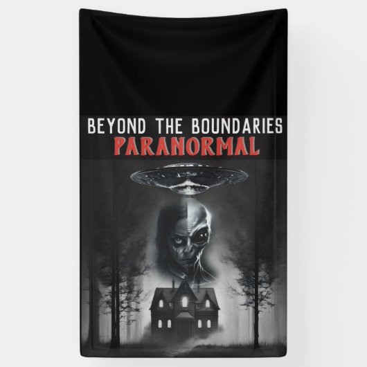 Paranormales Banner jenseits der Grenzen (Vertikal)