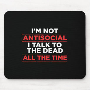 Paranormales Geisterjagddesign für Geisterfänger Mousepad