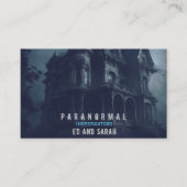Paranormales Untersuchungshaus Spuk Visitenkarte (Vorderseite)