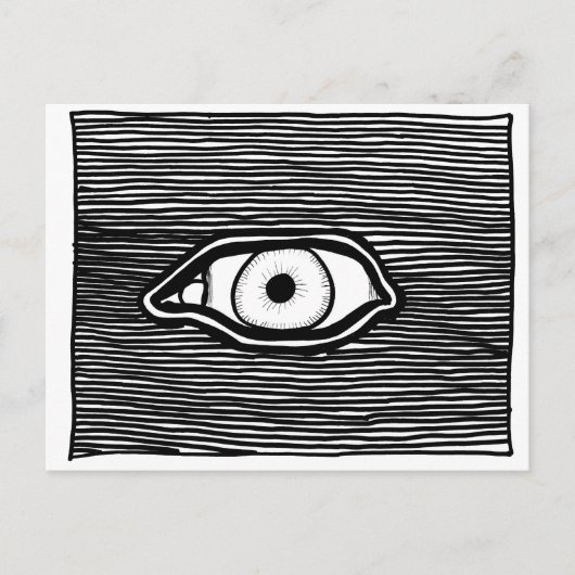 ParanormalPrints Postkarte 'allwissendes Eye (Vorderseite)