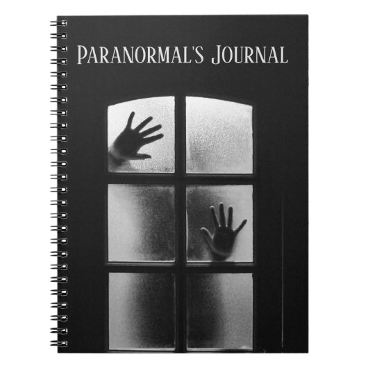 Paranormal's Journal-Notebook (80 Seiten B&W) Notizblock (Vorderseite)