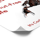 Paranut-freies Café Poster (Ecke)