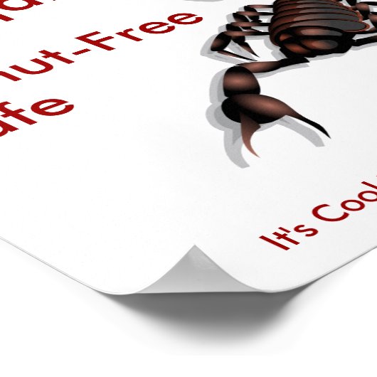 Paranut-freies Café Poster (Ecke)