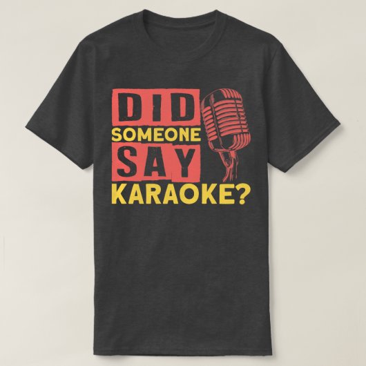Paraoke Party singen 4 T-Shirt (Design vorne)