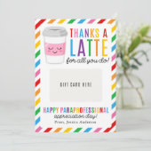 Paraprofessional Appreciation Day Gift Card Holder Einladung (Stehend Vorderseite)