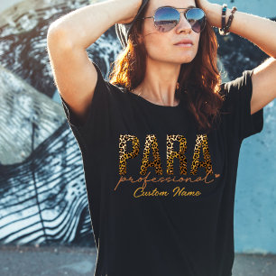 Paraprofessional Cheetah Print, para, Geschenk T-Shirt