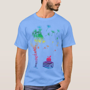 Paraprofessional Dandelion Flying Blume Lehrer T-Shirt