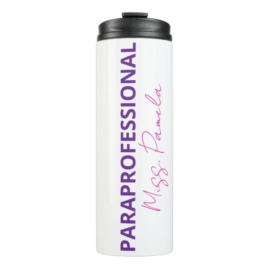 Paraprofessional-Kaffeetasse, Benutzerdefinierte P Thermosbecher (Vorderseite)