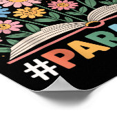 Paraprofessional Para Life Blume Lehrer zurück Poster (Ecke)