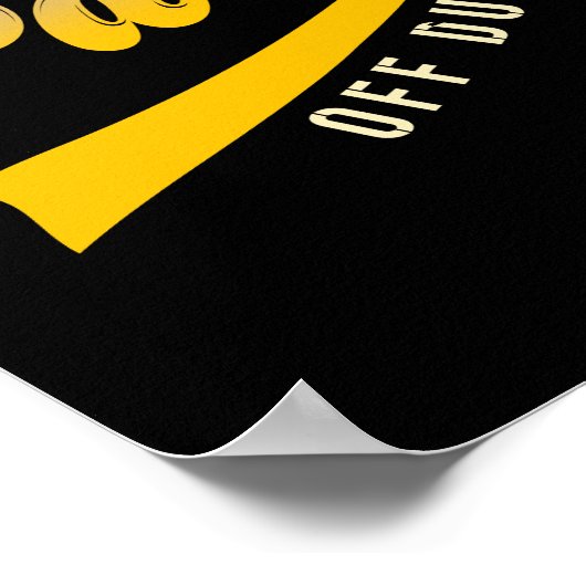 Paraprofessional Para Off Duty Sonnenbrillen Stran Poster (Ecke)