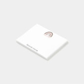 Paraprofessional Para Pro Regenbogen Geschenk Post-it Klebezettel (angewinkelt)