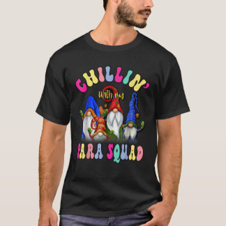 Paraprofessional Para Squad Chillin Gnomes Christm T-Shirt