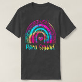 Paraprofessional Para Squad Crew Gefärbte Krawatte T-Shirt (Design vorne)