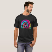 Paraprofessional Para Squad Gefärbte Krawatte Rain T-Shirt (Vorne ganz)