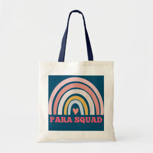 Paraprofessional Para Squad Teacher Crew Boho Tragetasche