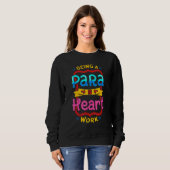 Paraprofessional Paraeducator Para-Pro Lehrer Ai Sweatshirt (Vorne ganz)