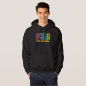Paraprofessional School Teacher Paraeducator Teach Hoodie (Vorne ganz)