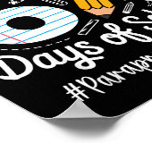 Paraprofessional Survived 67 Days Of School Humor  Poster (Ecke)