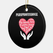 Paraprofessional, wenn du denkst, dass meine Hände Keramik Ornament (Links)