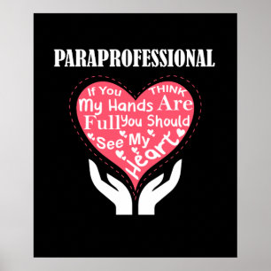Paraprofessional, wenn du denkst, dass meine Hände Poster