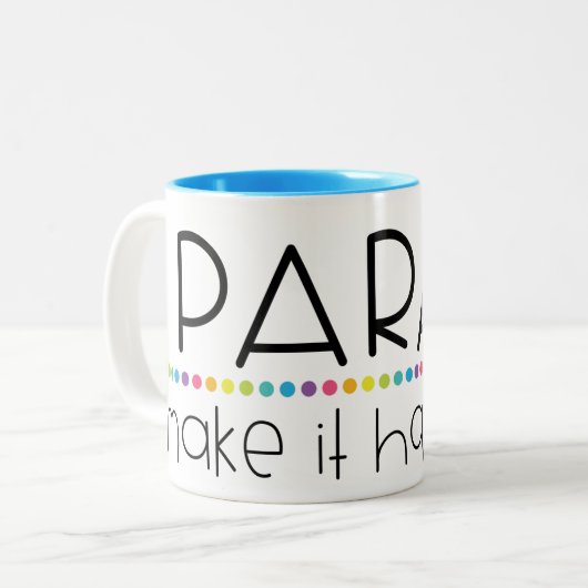 Paraprofessionals lassen es geschehen Tasse (Vorderseite Links)