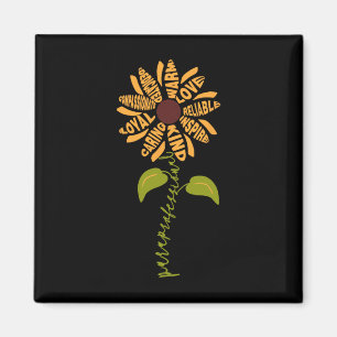 Paraprofessioneller Para Sonnenblumen-Lehrer Zurüc Magnet