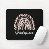 Paraprofessionelles Leben Boho Leopard Regenbogen Mousepad (Mit Mouse)