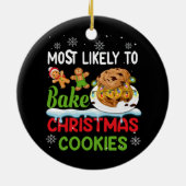 Paraprofi einiger sehr intelligenter Cookies Teach Keramik Ornament (Hinten)