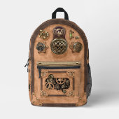 Parapunk style backpack bedruckter rucksack (Vorderseite)