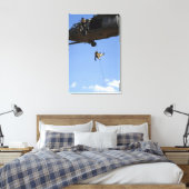 Parareskueman-Rappel aus einem HH-60 Leinwanddruck (Insitu (Schlafzimmer))