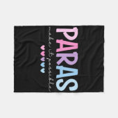 Paras machen es möglich Heart Para Paraprofessiona Fleecedecke (Vorderseite (Horizontal))