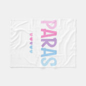 Paras machen es möglich Heart Para Paraprofessiona Fleecedecke (Vorderseite (Horizontal))