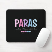 Paras machen es möglich Heart Para Paraprofessiona Mousepad (Mit Mouse)