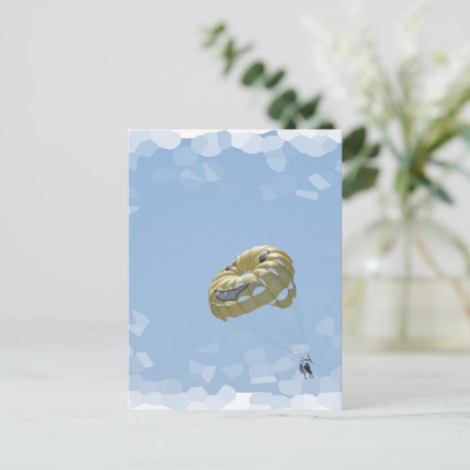 Parasail-Postkarten Postkarte (Stehend Vorderseite)