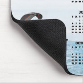 Parasailing Design 2025-Kalender Mousepad (Ecke)