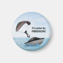 Parasailing Design Magnet