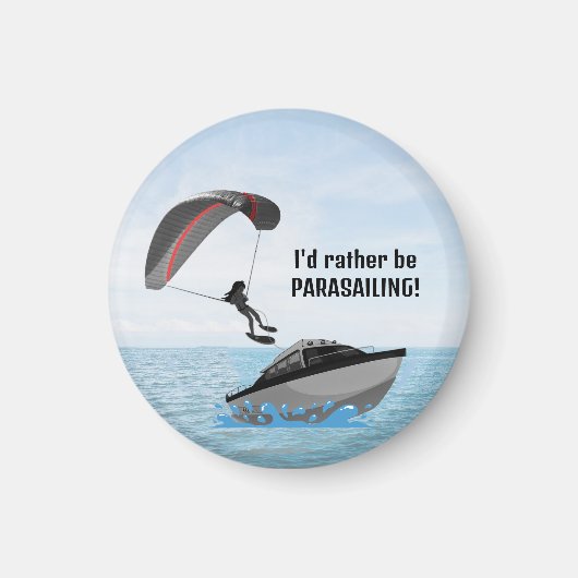 Parasailing Design Magnet (Vorne)