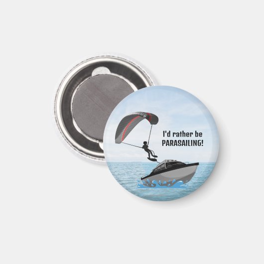 Parasailing Design Magnet (Vorderseite/Rückseite)