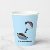 Parasailing Design Paper Cup Pappbecher (Rückseite)