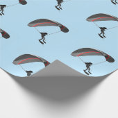 Parasailing Design Wrapping Paper Roll Geschenkpapier (Ecke)